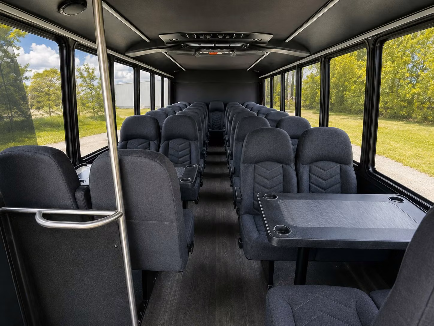 18 passenger minibus inside