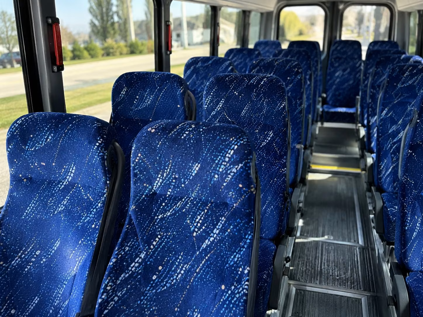 18 passenger minibus interior