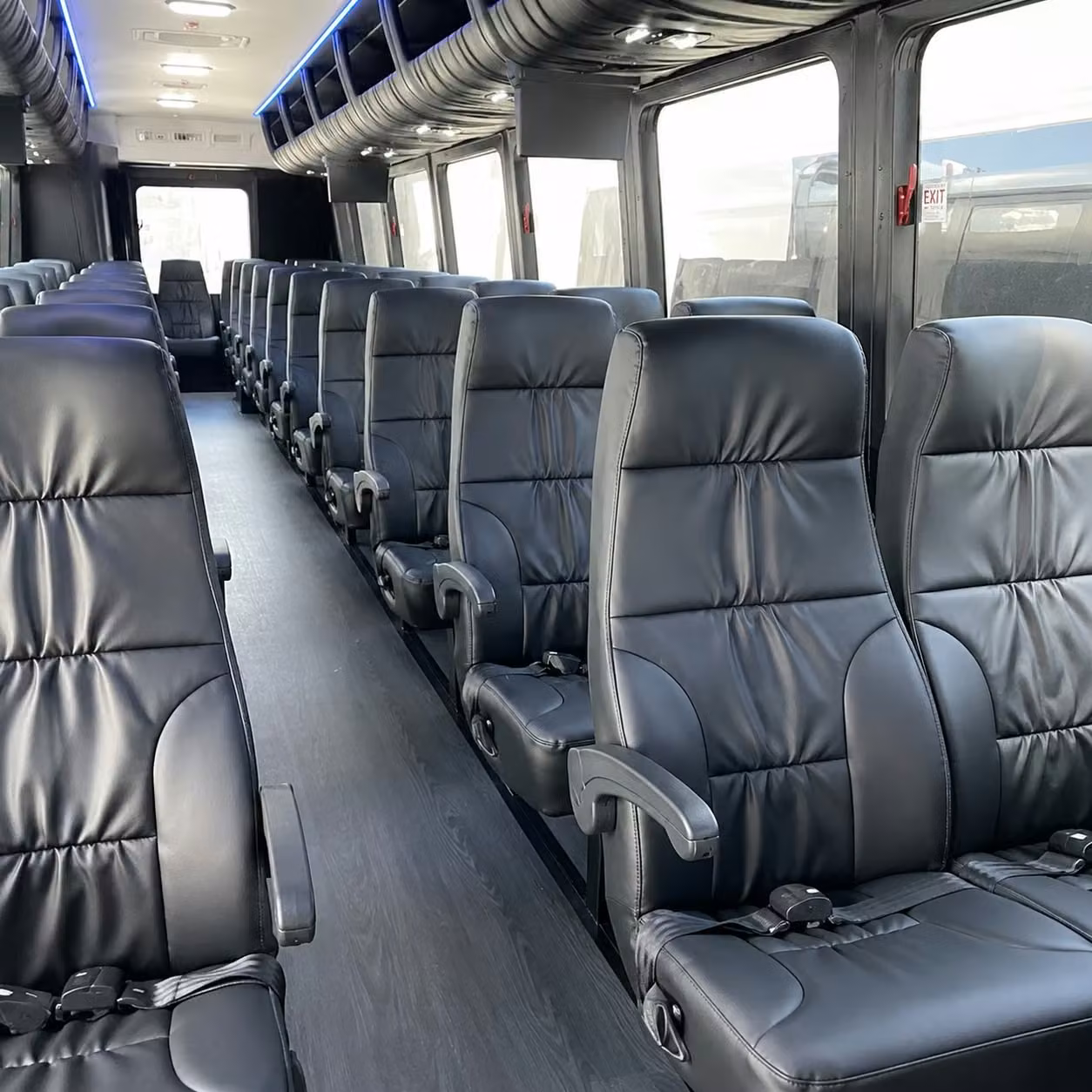 28 passenger minibus inside
