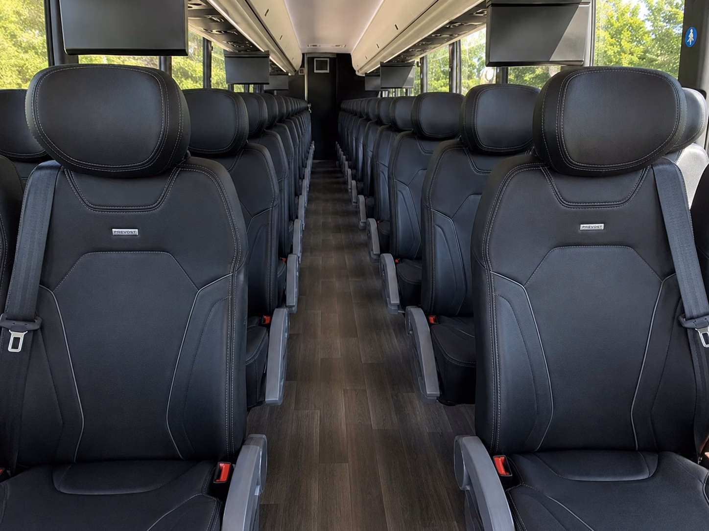 bakersfield charter bus interior