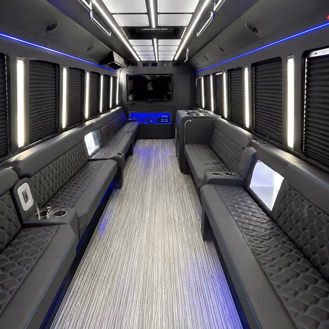 party bus interior